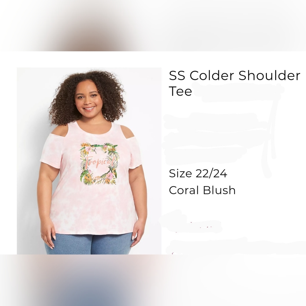 Classic Short-Sleeve Crew-Neck Tropical Graphic Tee